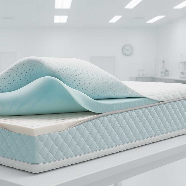 Sky Soft Modular Blue. For a double bed.